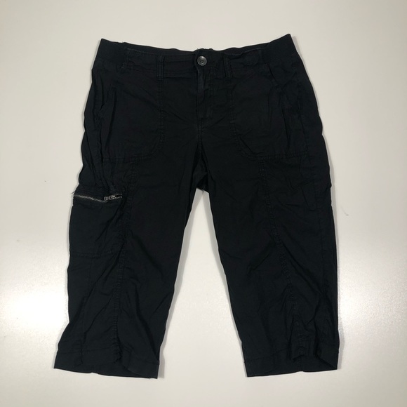 Sonoma Womens Black Utility Capris 